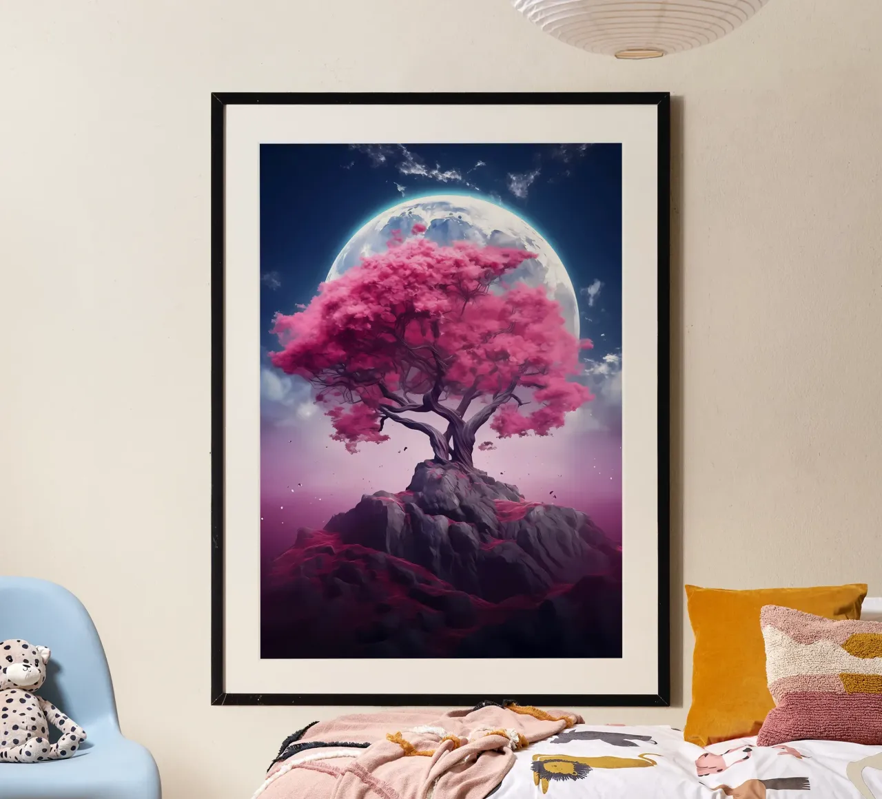 Cosmic Sakura Tree carta hahnemühle da Mikesell