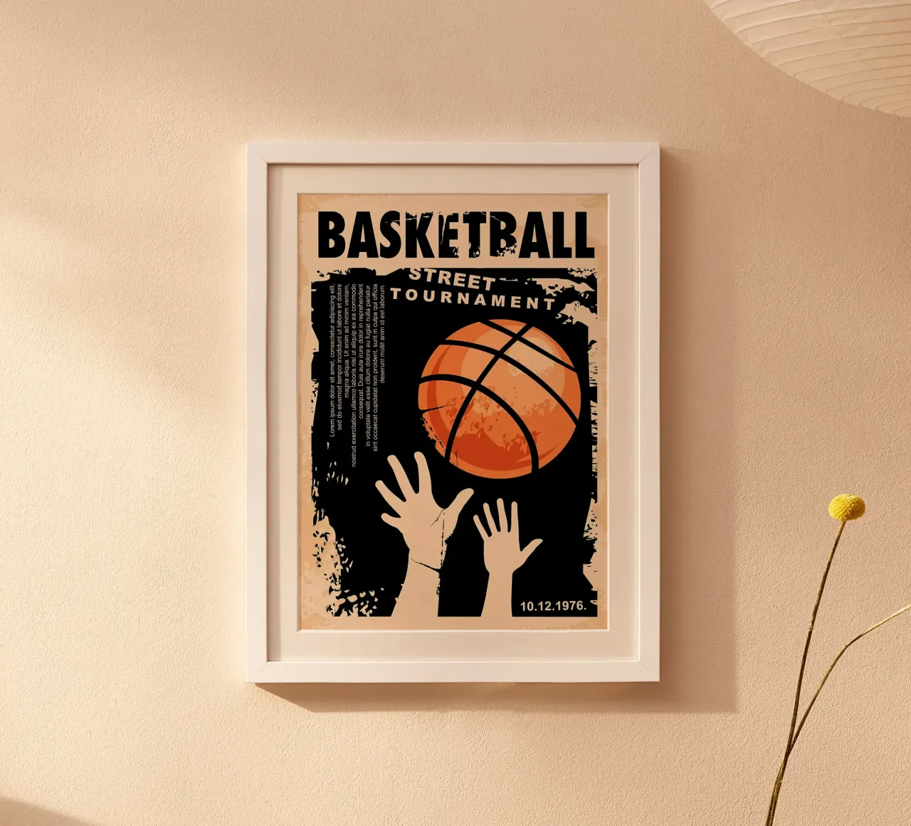Torneo di basket poster da Delaplane