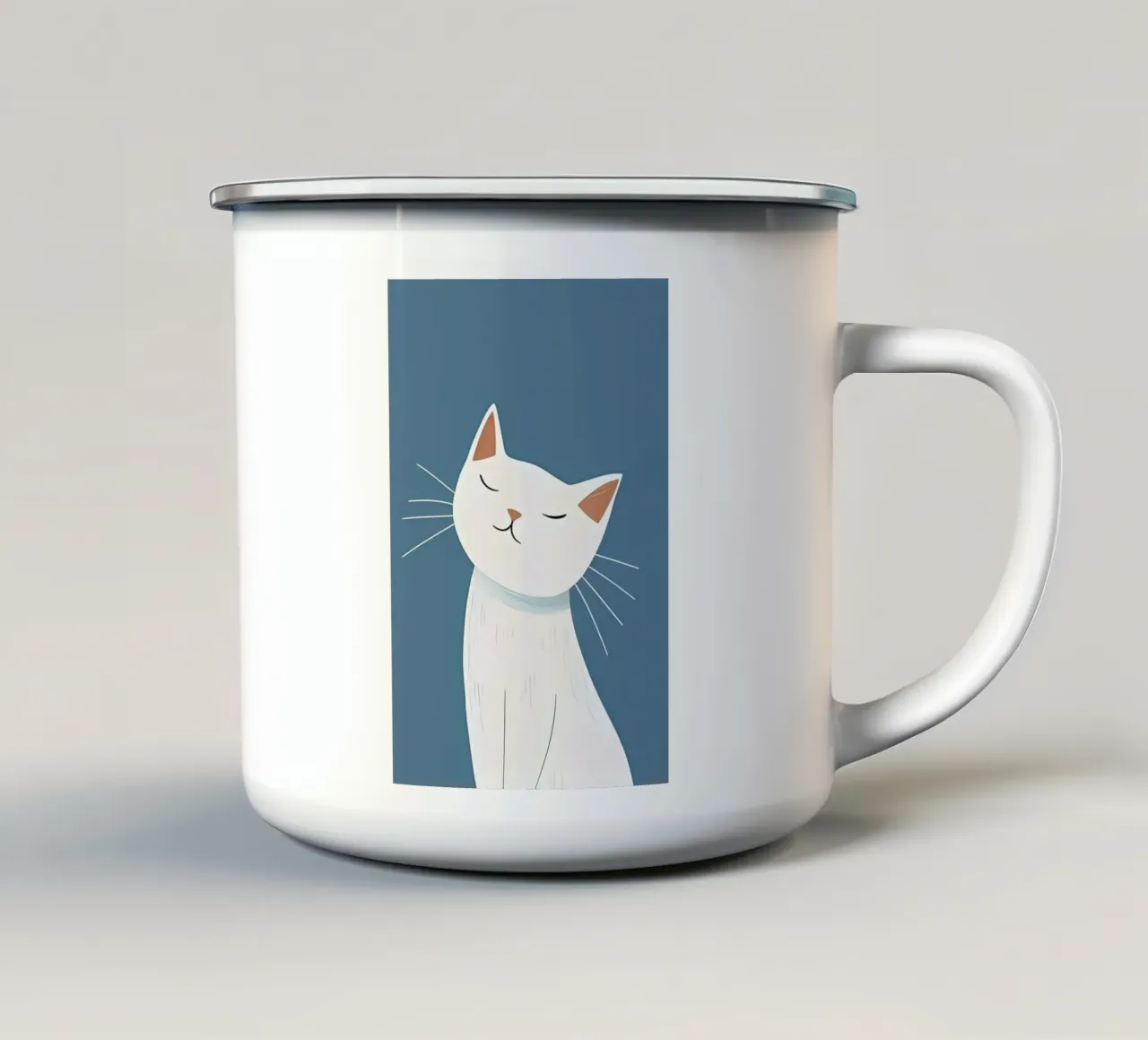 Poster minimalista 81 tazza in smalto da Kadynce
