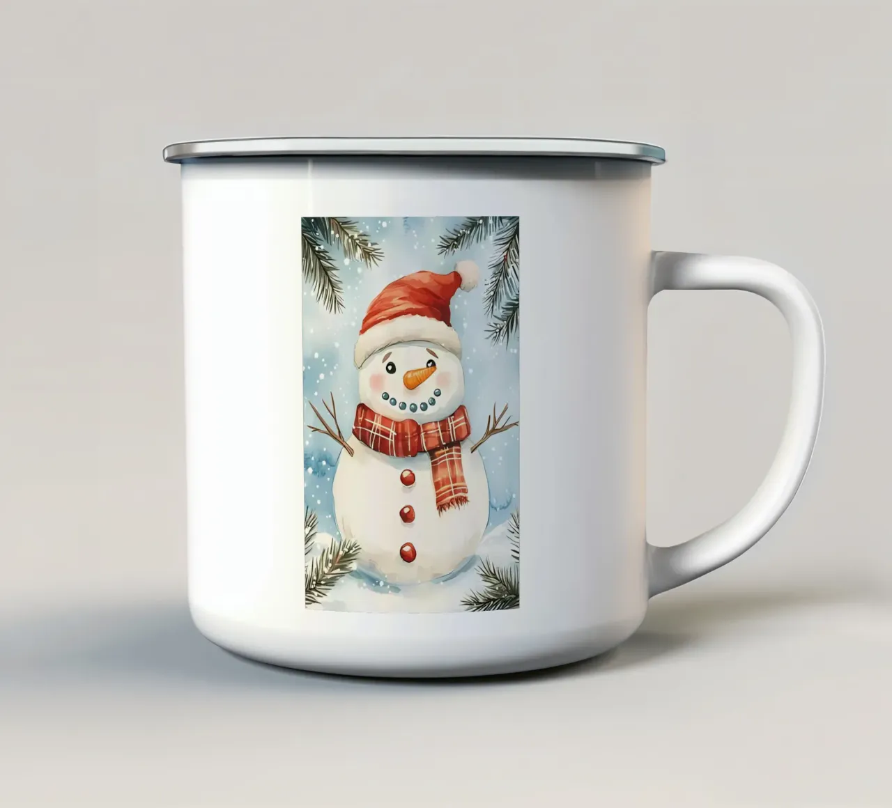 Poster minimalista 83 tazza in smalto da Kadynce