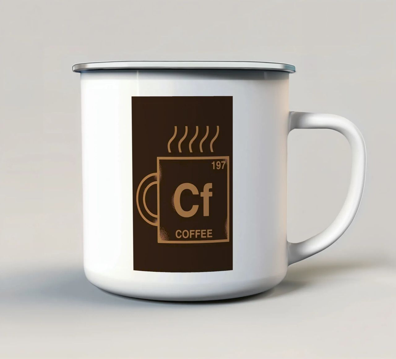 ELEMENTO CAFFÈ tazza in smalto da Delaplane