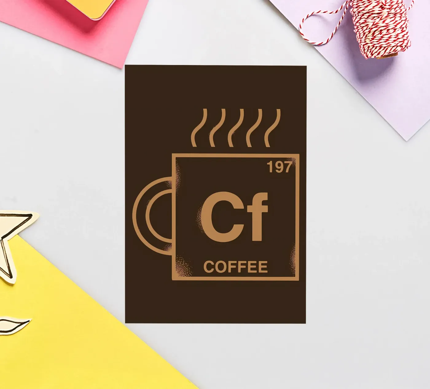 COFFEE ELEMENT adesivo da Delaplane