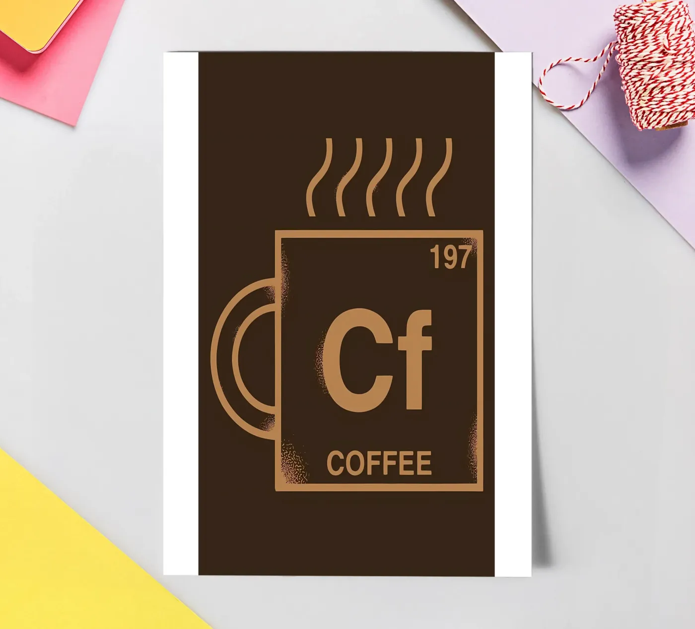 COFFEE ELEMENT sticker sheet by Delaplane