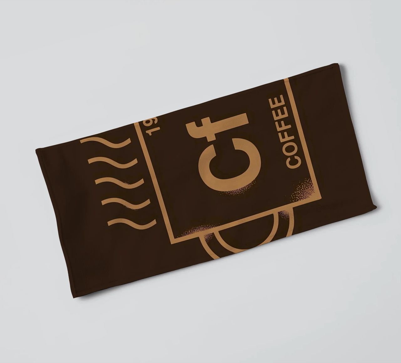 ELEMENTO CAFFÈ asciugamano da bagno da Delaplane