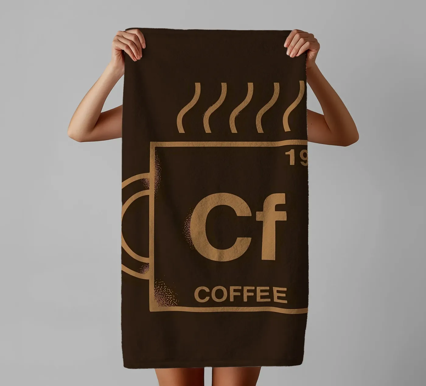COFFEE ELEMENT towel by Delaplane
