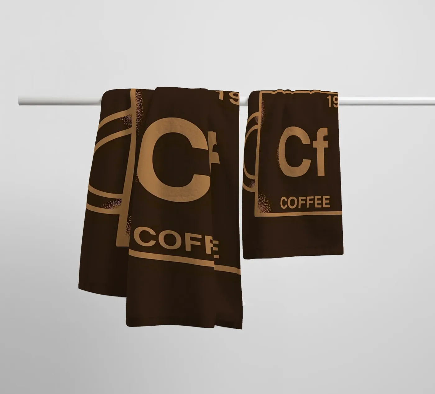 COFFEE ELEMENT towel by Delaplane