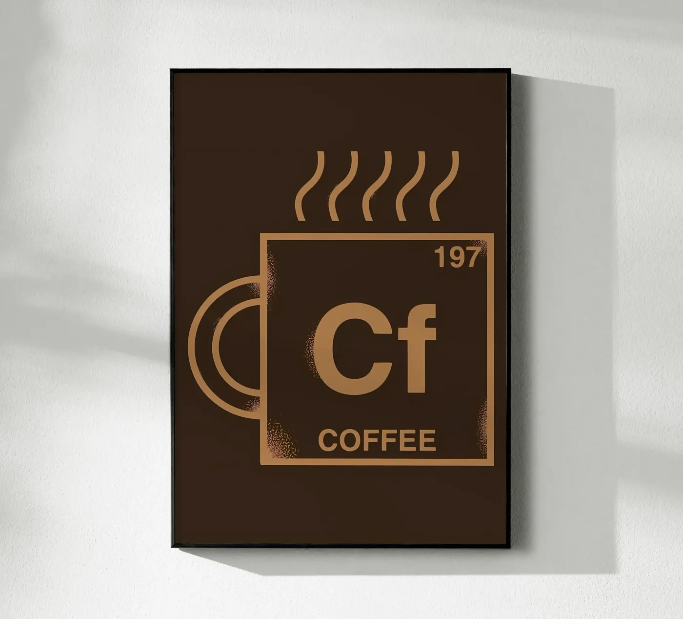 KOFFIE ELEMENT acryl van Delaplane