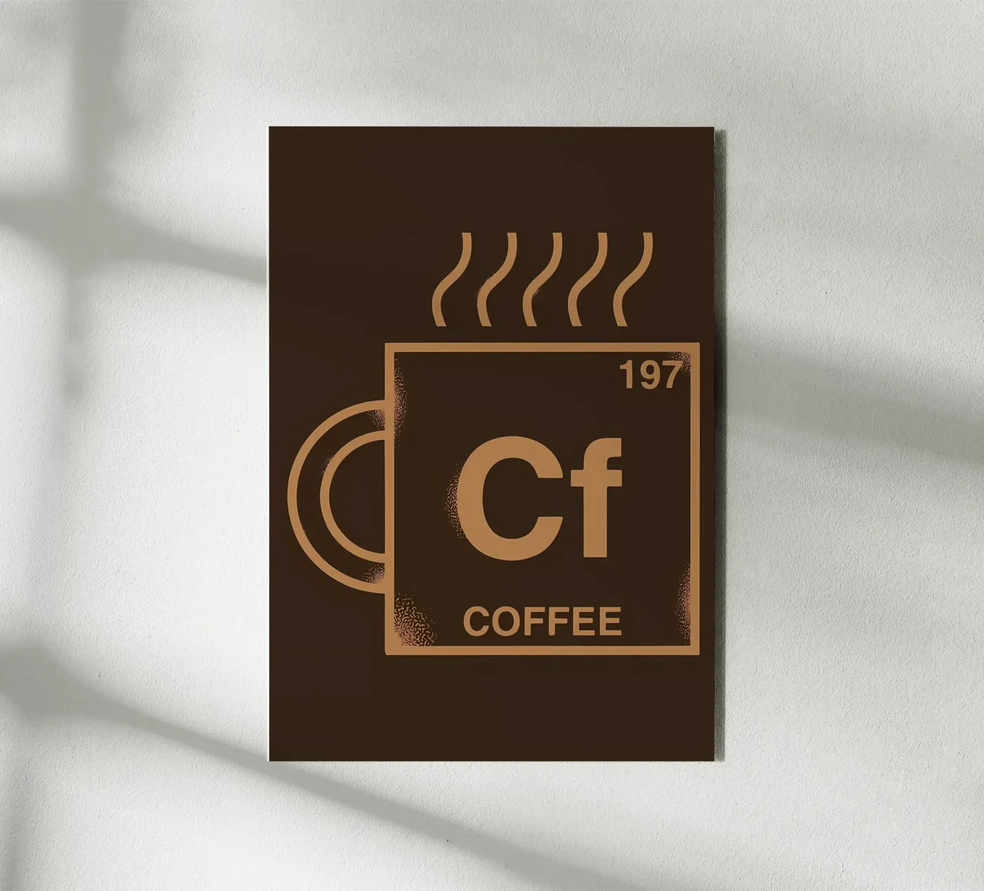 COFFEE ELEMENT alluminio dibond da Delaplane