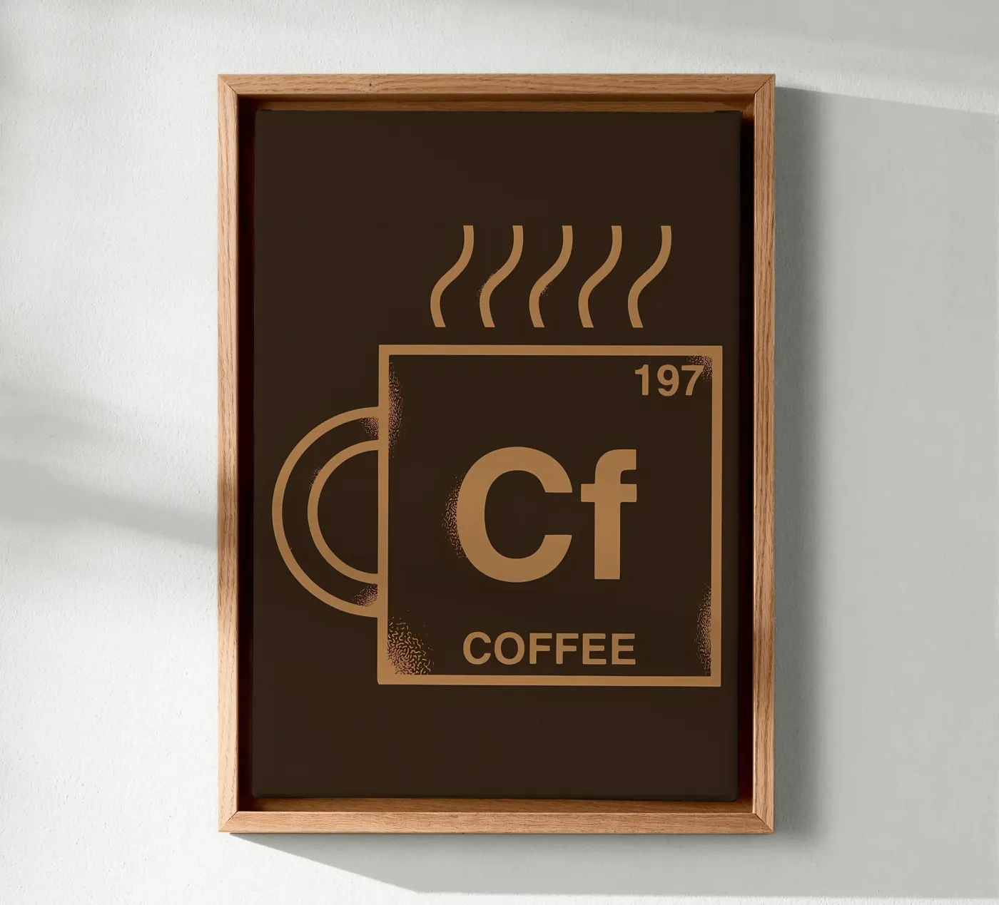 KOFFIE ELEMENT canvas van Delaplane