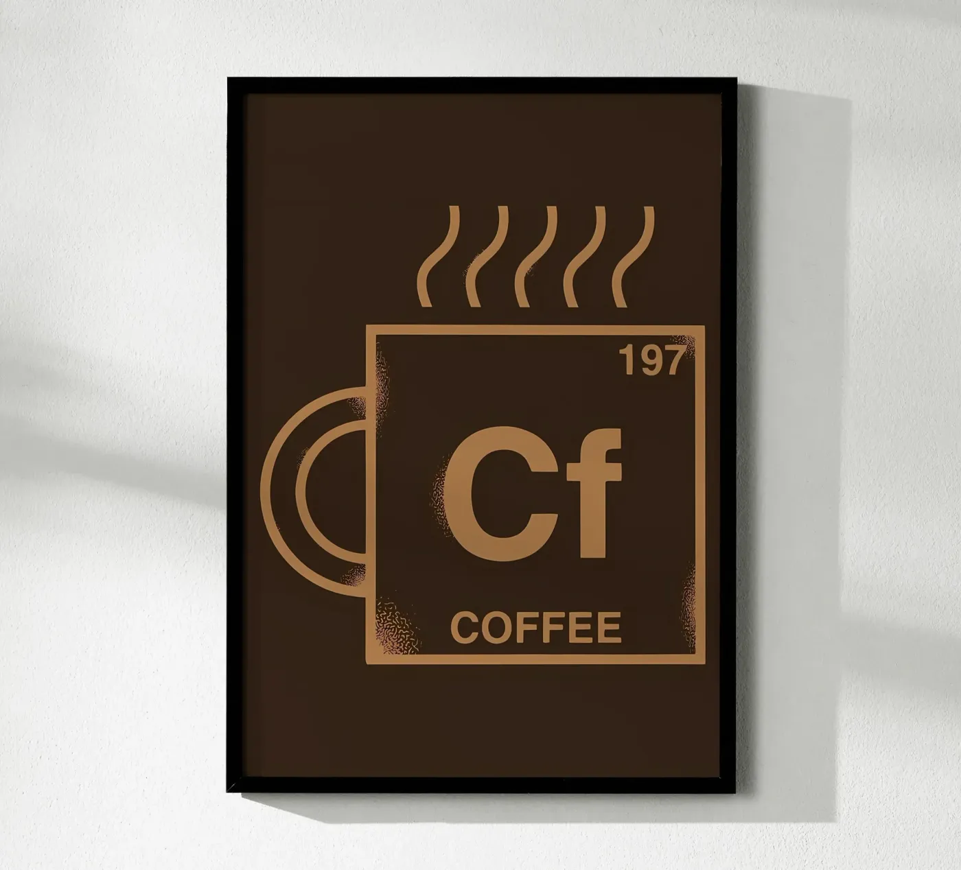 COFFEE ELEMENT poster by Delaplane