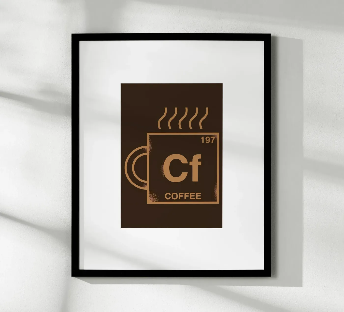COFFEE ELEMENT poster by Delaplane