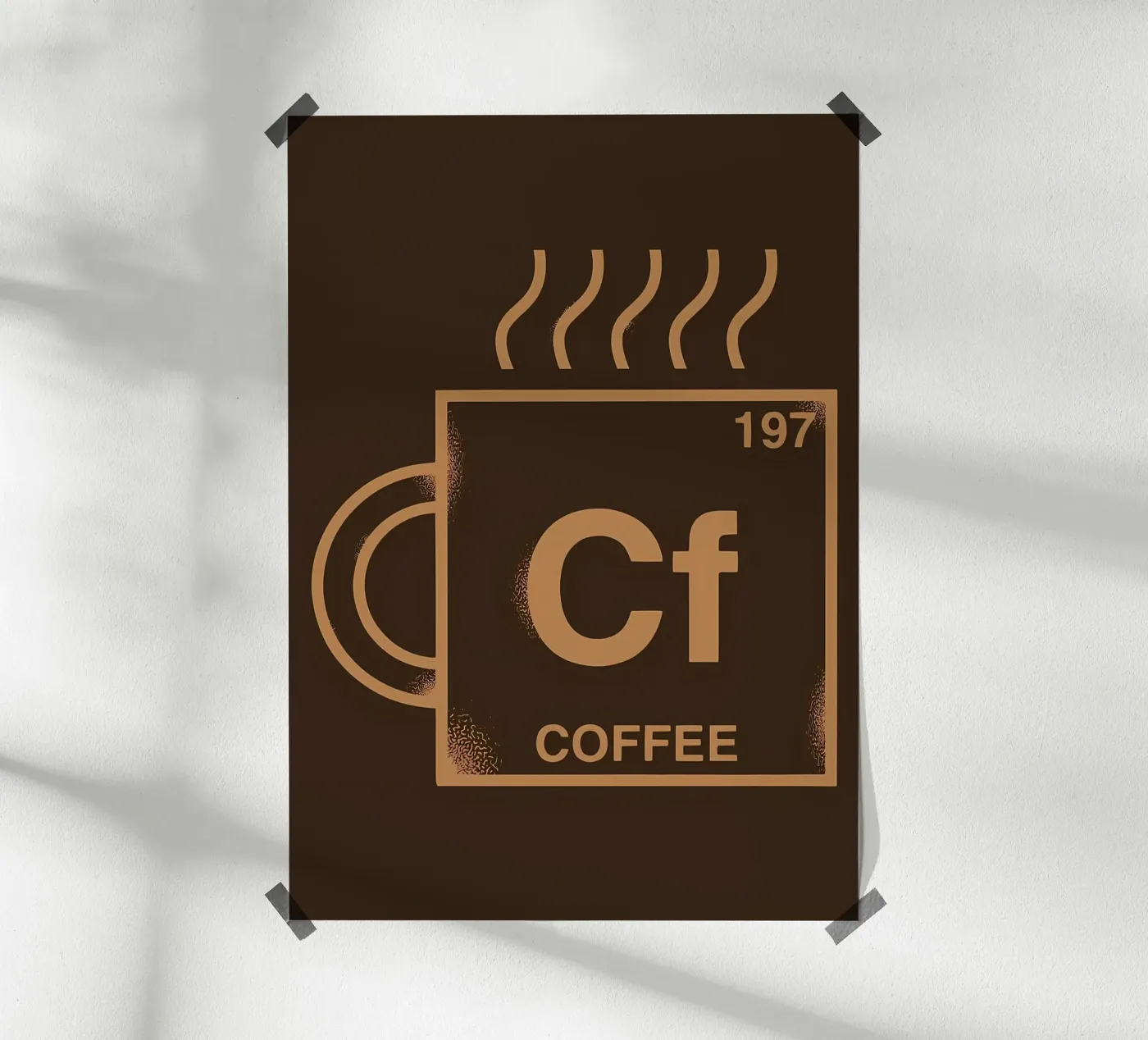 COFFEE ELEMENT poster by Delaplane