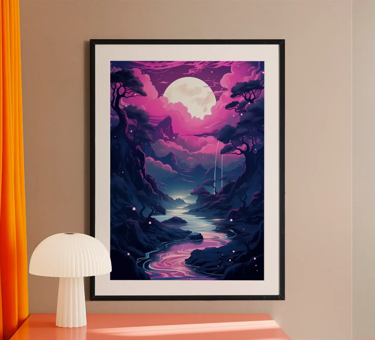 Ciliegio in fiore Giappone Arte poster da Mikesell