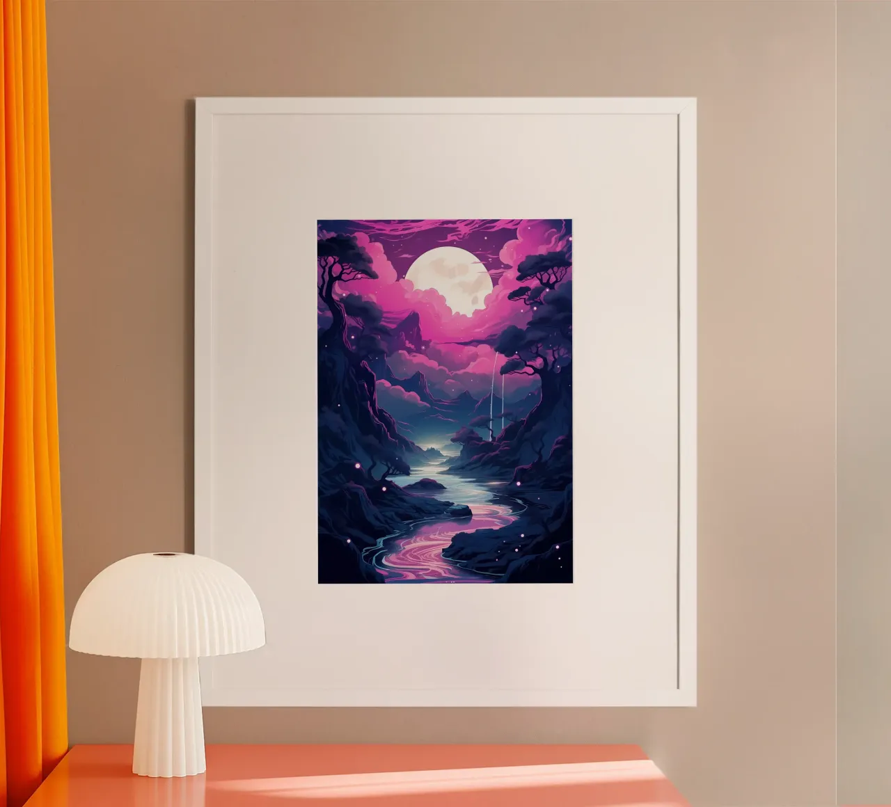 Ciliegio in fiore Giappone Arte poster da Mikesell