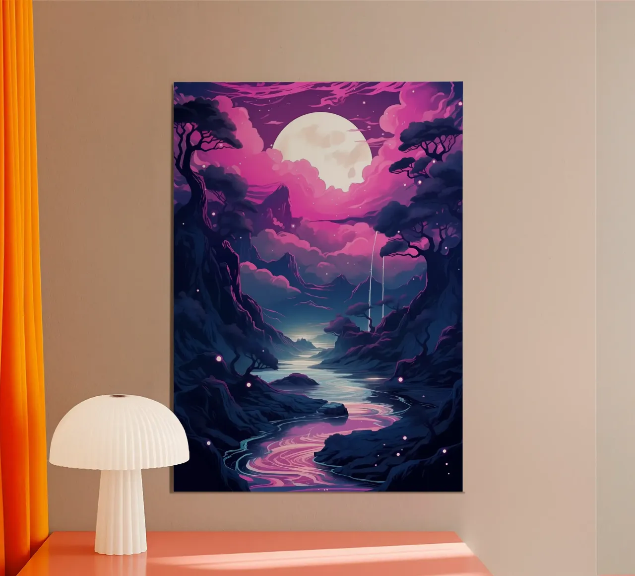 Ciliegio in fiore Giappone Arte poster da Mikesell