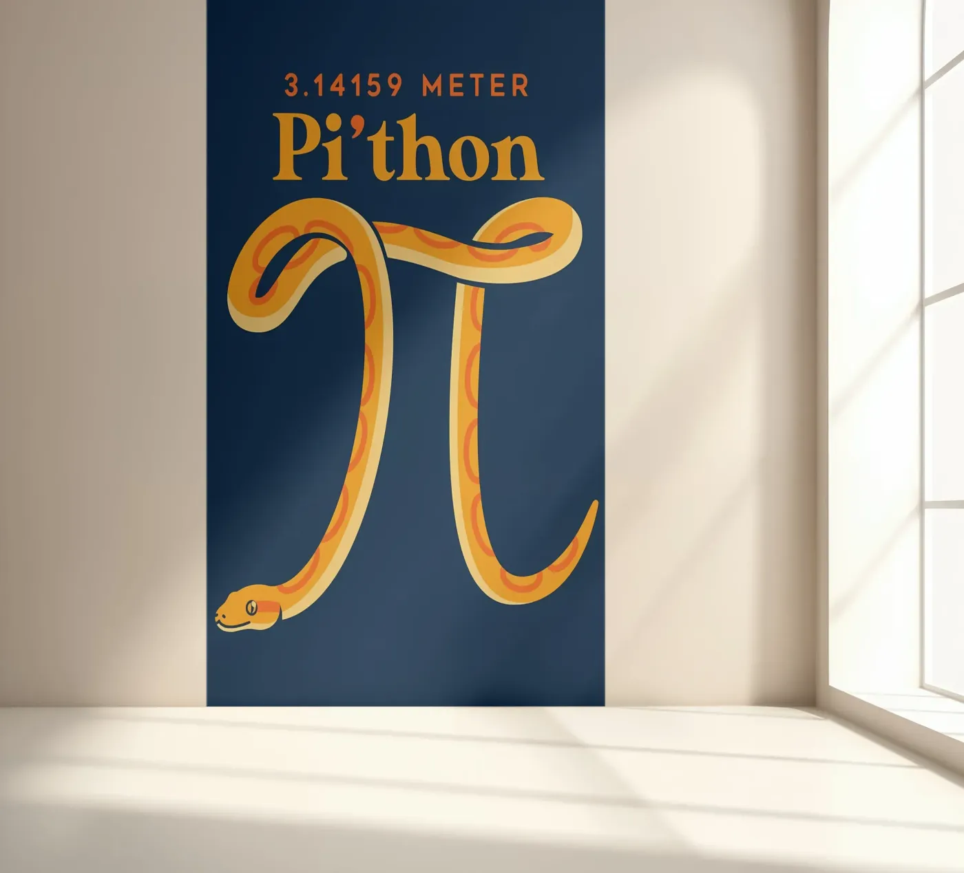 PITHON fotobehang van Delaplane