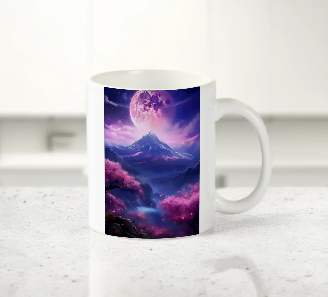 Ciliegio in fiore Giappone Arte tazza in ceramica da Mikesell
