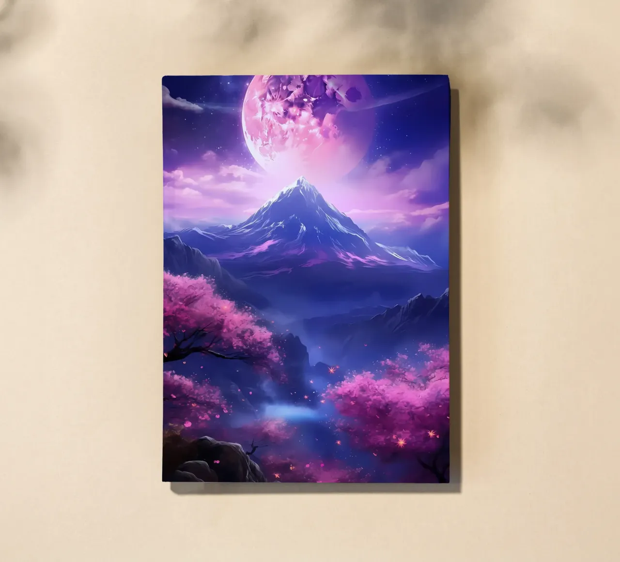 Cherry Blossom Japan Art notebook by Mikesell
