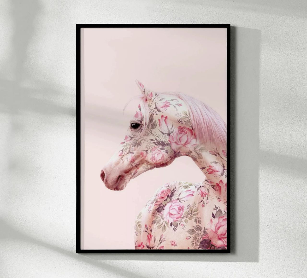 Floral Horse poster by Paul Fuentes Design
