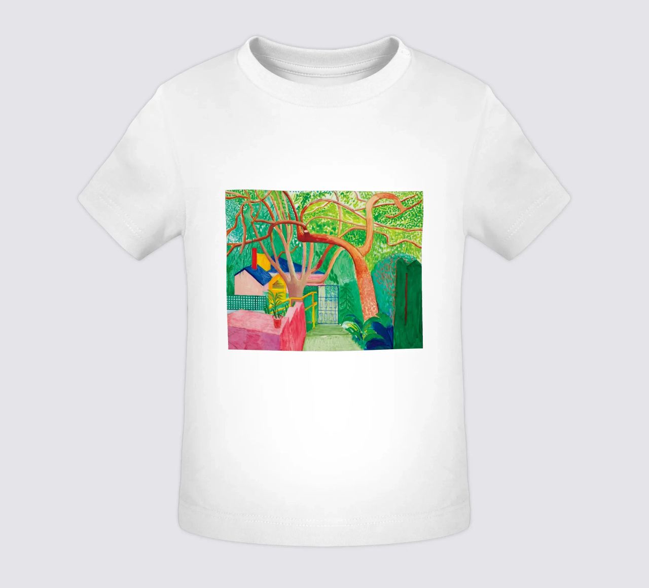 Shady trees in front of the house - David hockney maglietta neonato da Perdana shop