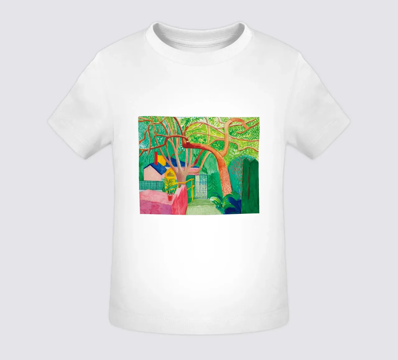 Shady trees in front of the house - David hockney maglietta neonato da Perdana shop