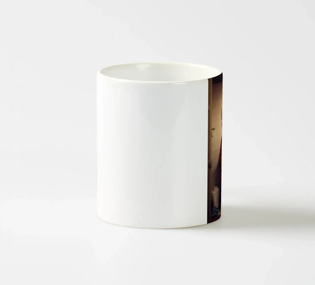 Mucca Highland sul water tazza in ceramica da Mikesell