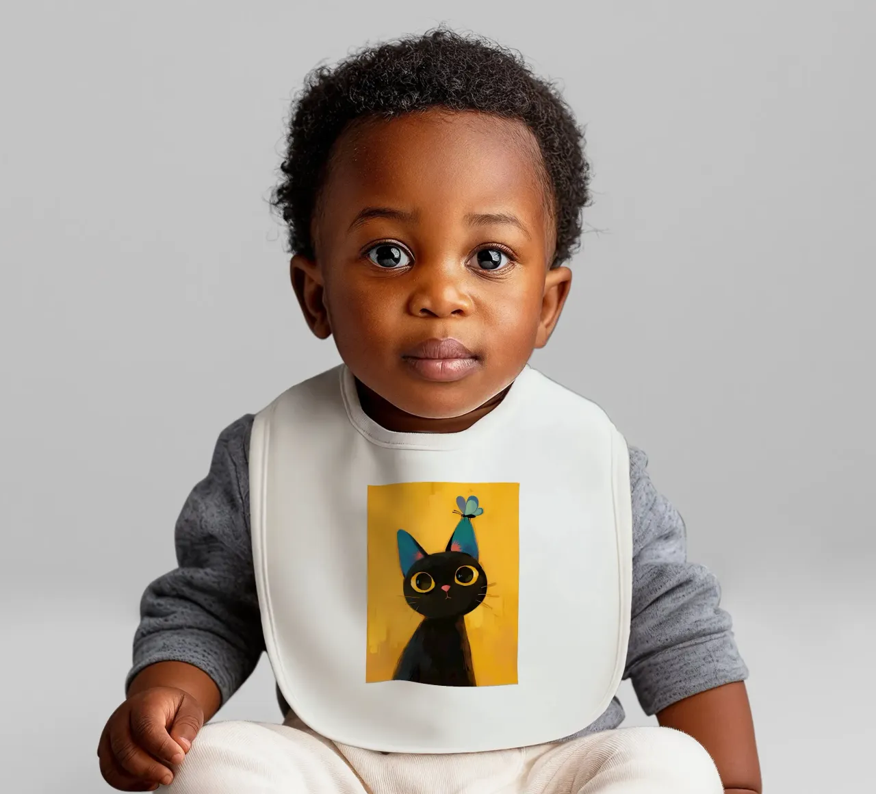 Minimalist Poster 86 baby bib by Kadynce