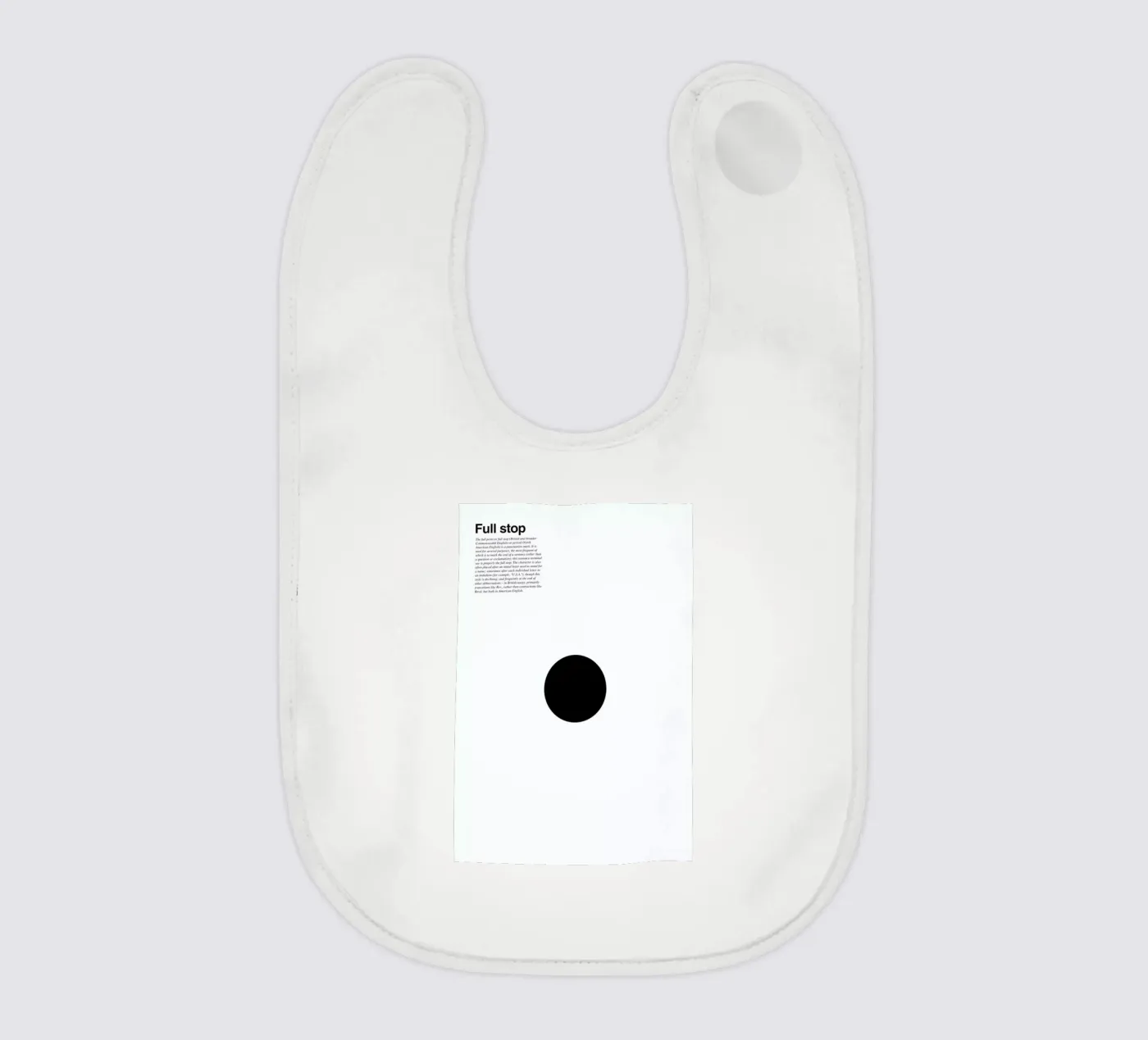 Full stop bavoir de LeDieg