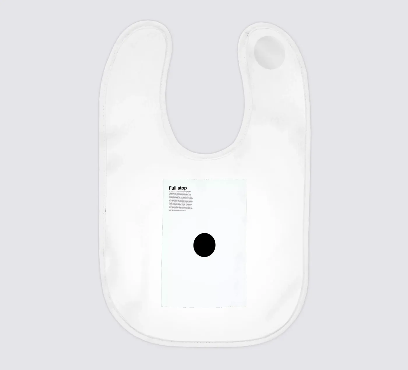 Full stop bavoir de LeDieg