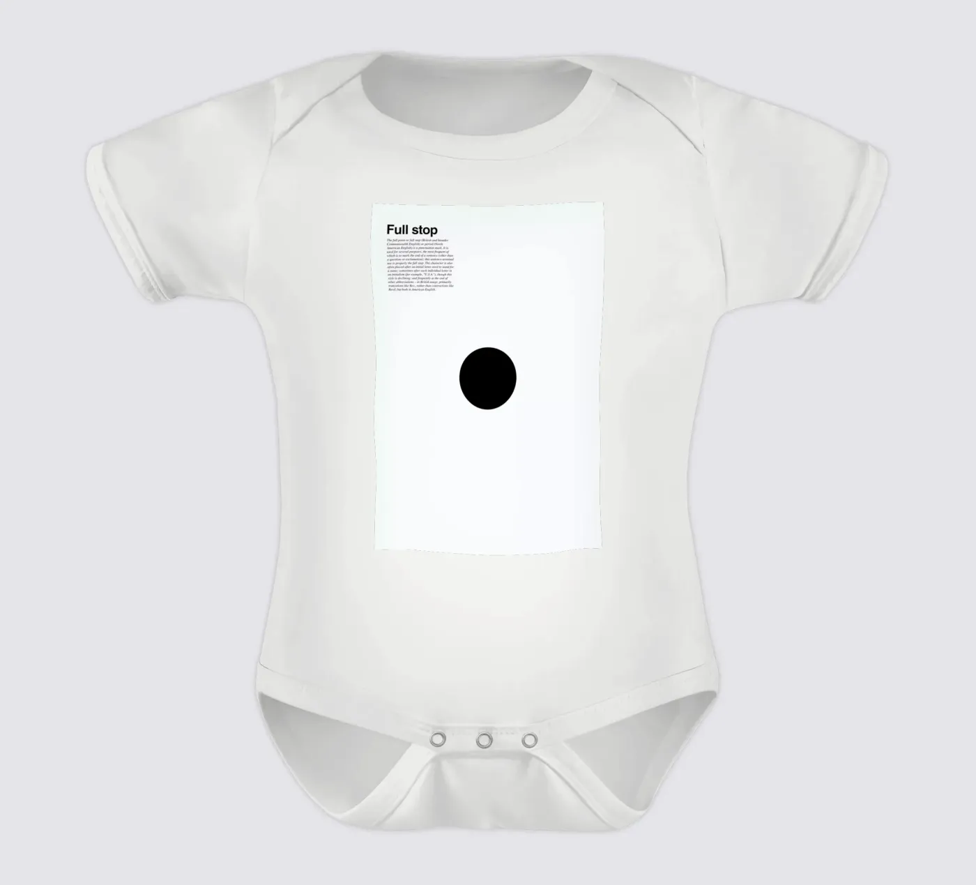Full stop body bébé de LeDieg