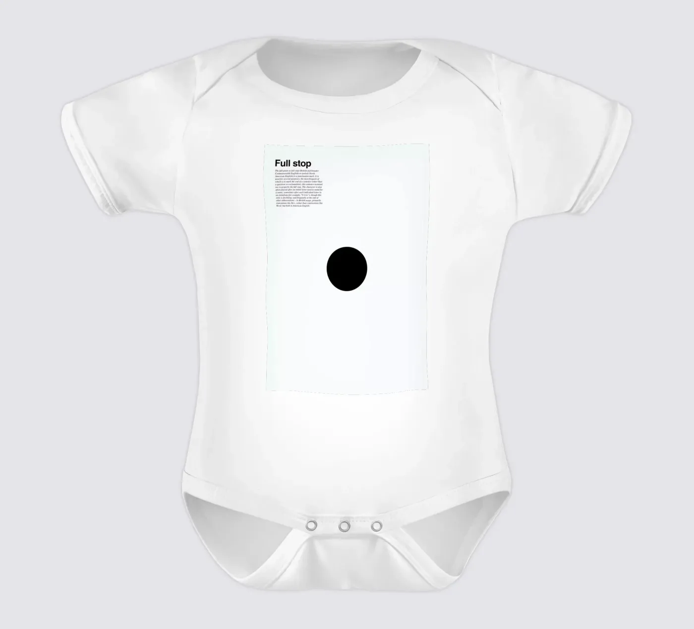 Full stop body bébé de LeDieg