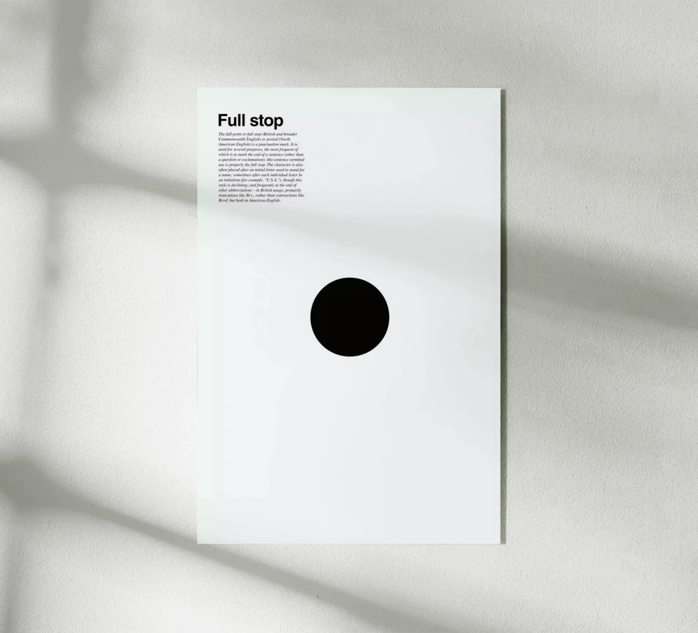 Full stop plexiglass da LeDieg