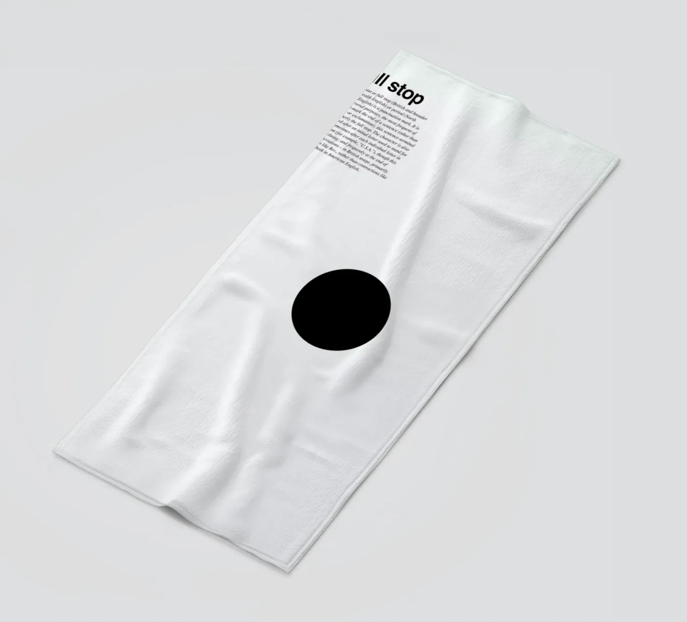 Full stop strandhanddoek van LeDieg