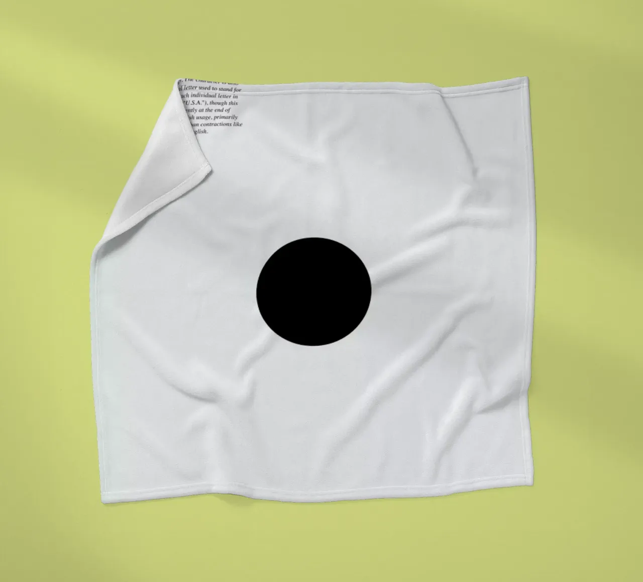 Full stop Fleecedecke von LeDieg