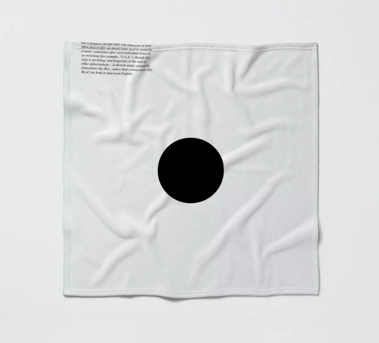 Full stop Fleecedecke von LeDieg