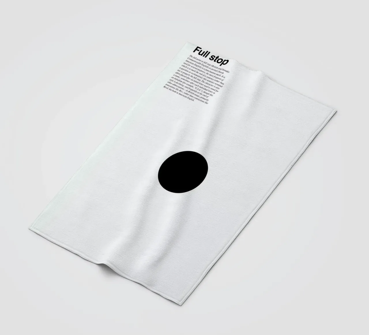 Full stop plaid polaire de LeDieg