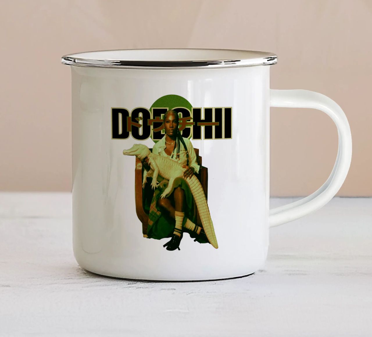 Doechii - Alligatore tazza in smalto da Rigour Std