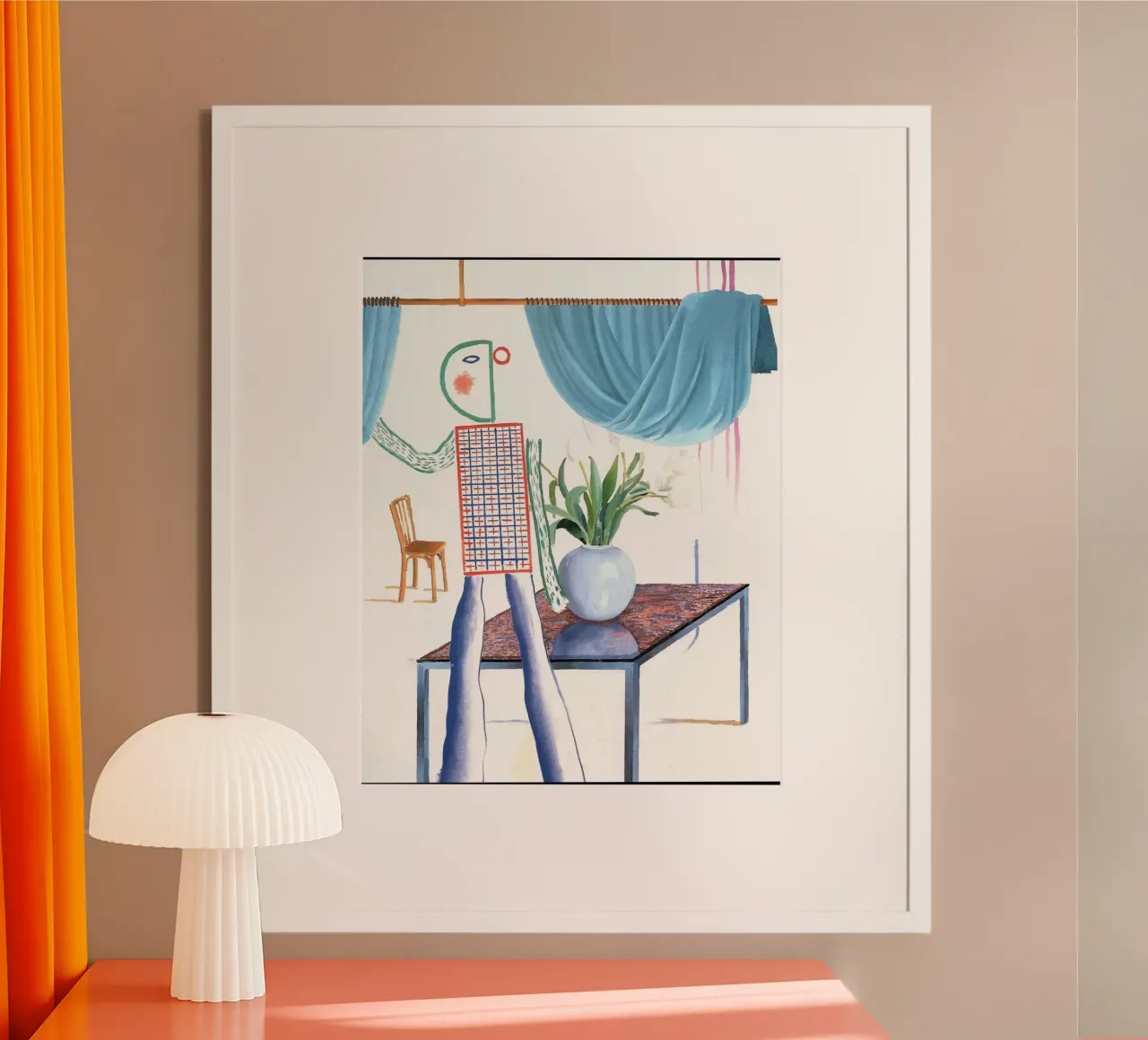 Arredamento per la casa - David Hockney poster con telaio in plastica da Perdana shop