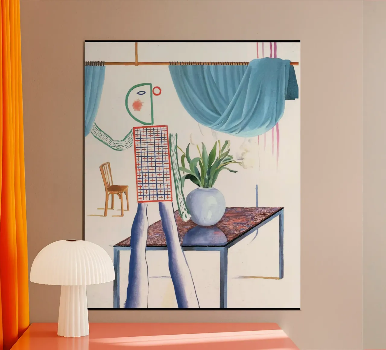 Arredamento per la casa - David Hockney poster con telaio in plastica da Perdana shop