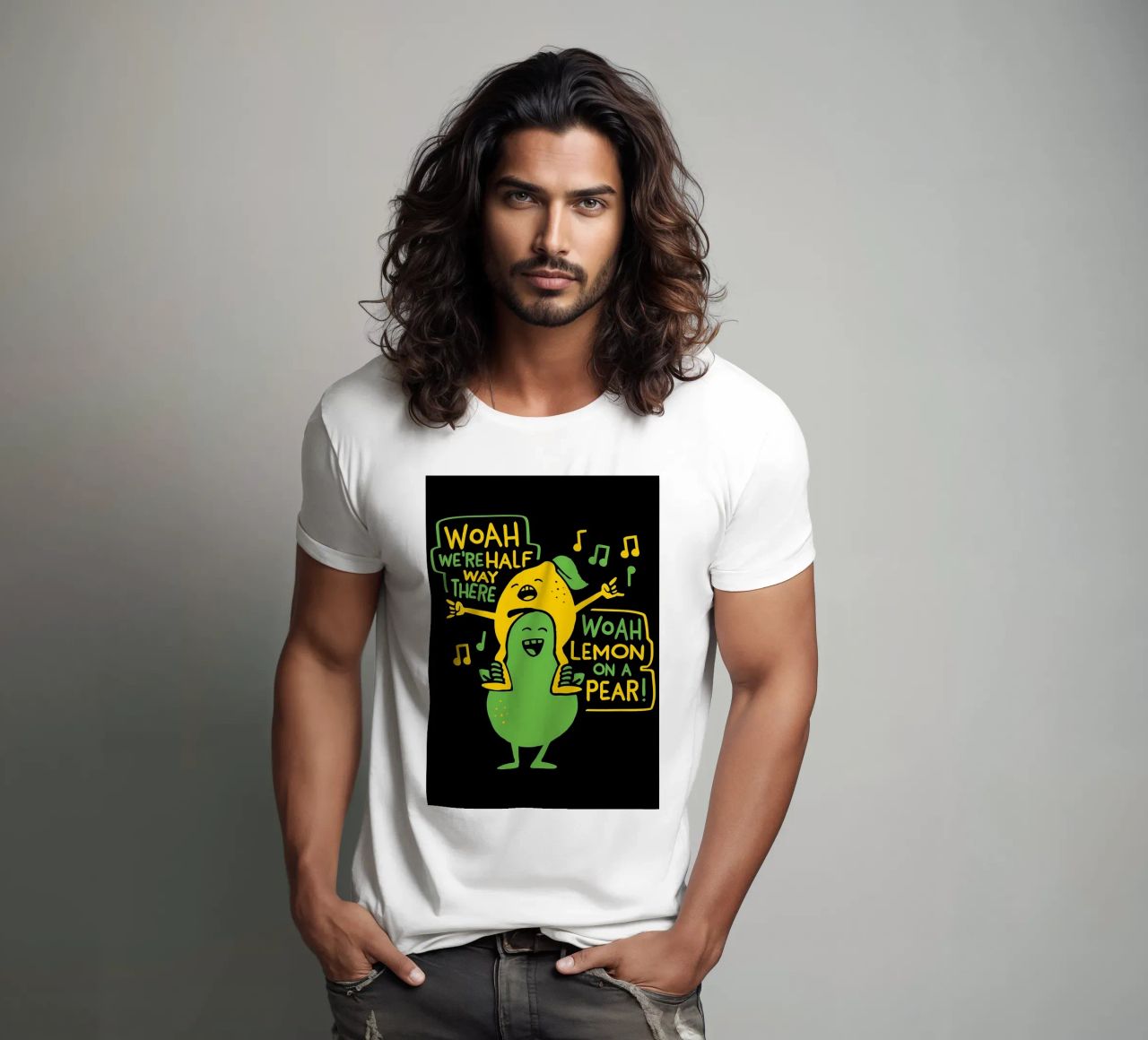 ZITRONE AUF EINER BIRNE T-Shirt von Delaplane