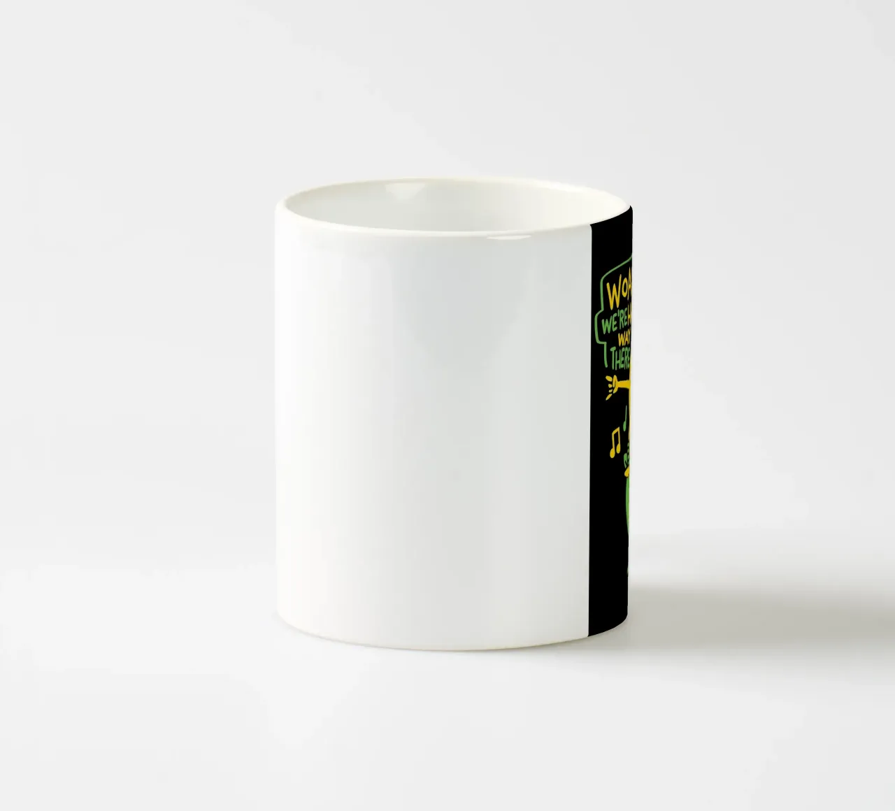 ZITRONE AUF EINER BIRNE Keramik Tasse von Delaplane