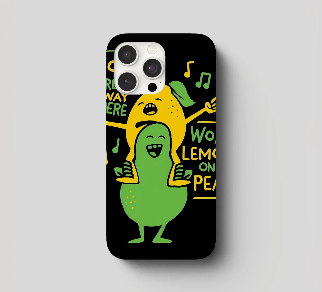 ZITRONE AUF EINER BIRNE iPhone Hülle von Delaplane