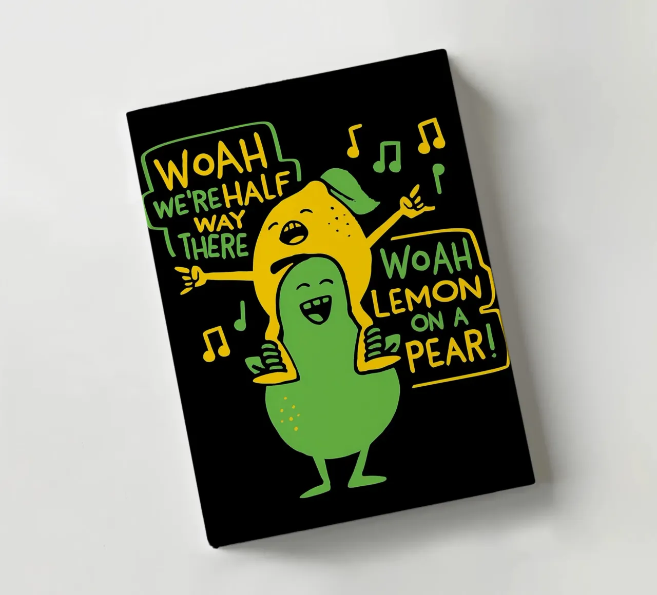 LEMON ON A PEAR notebook by Delaplane