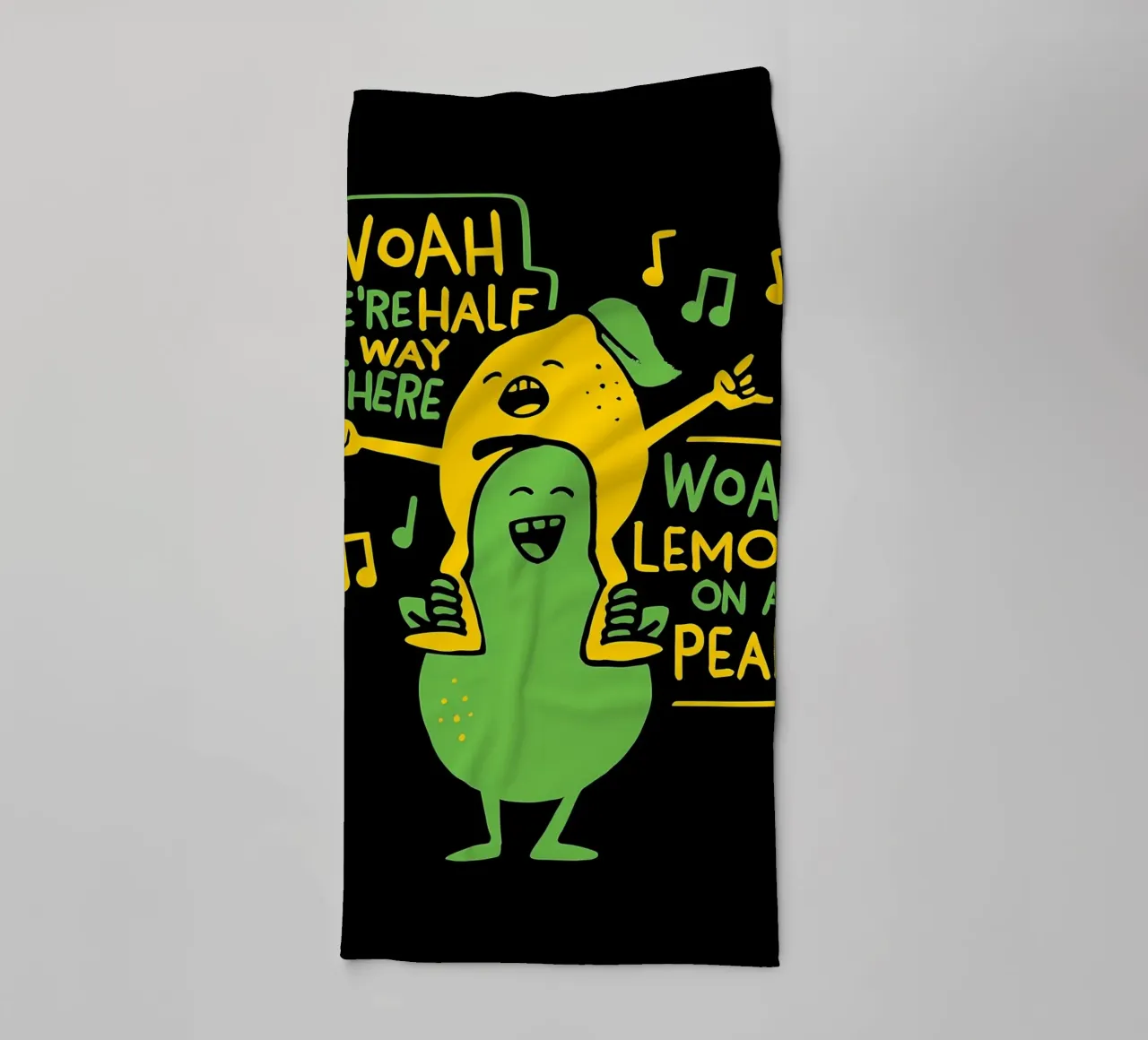 ZITRONE AUF EINER BIRNE Handtuch von Delaplane