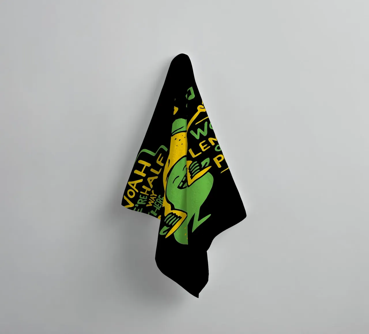 ZITRONE AUF EINER BIRNE Handtuch von Delaplane