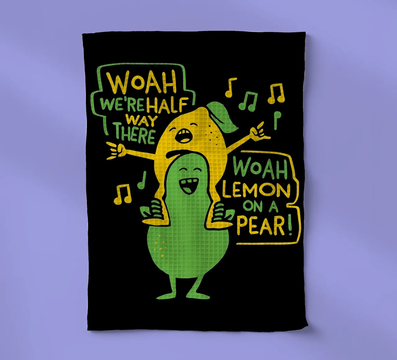 ZITRONE AUF EINER BIRNE Geschirrtuch von Delaplane