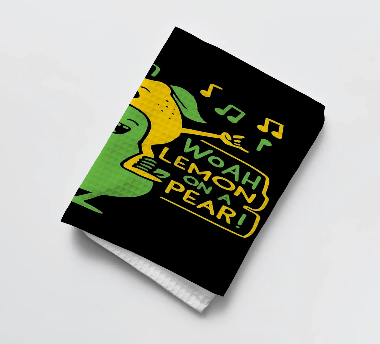 ZITRONE AUF EINER BIRNE Geschirrtuch von Delaplane