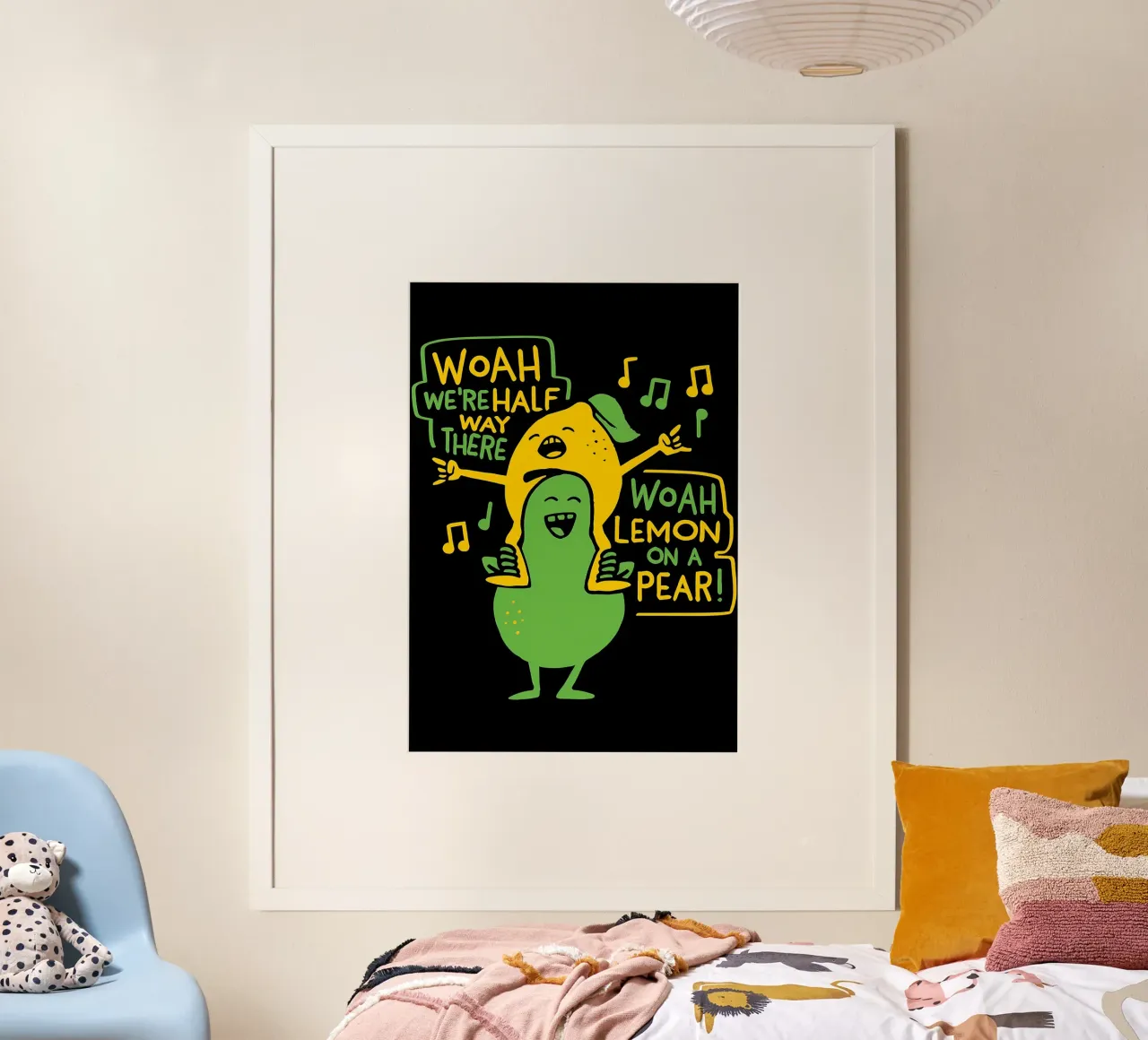 ZITRONE AUF EINER BIRNE Hahnemühle von Delaplane