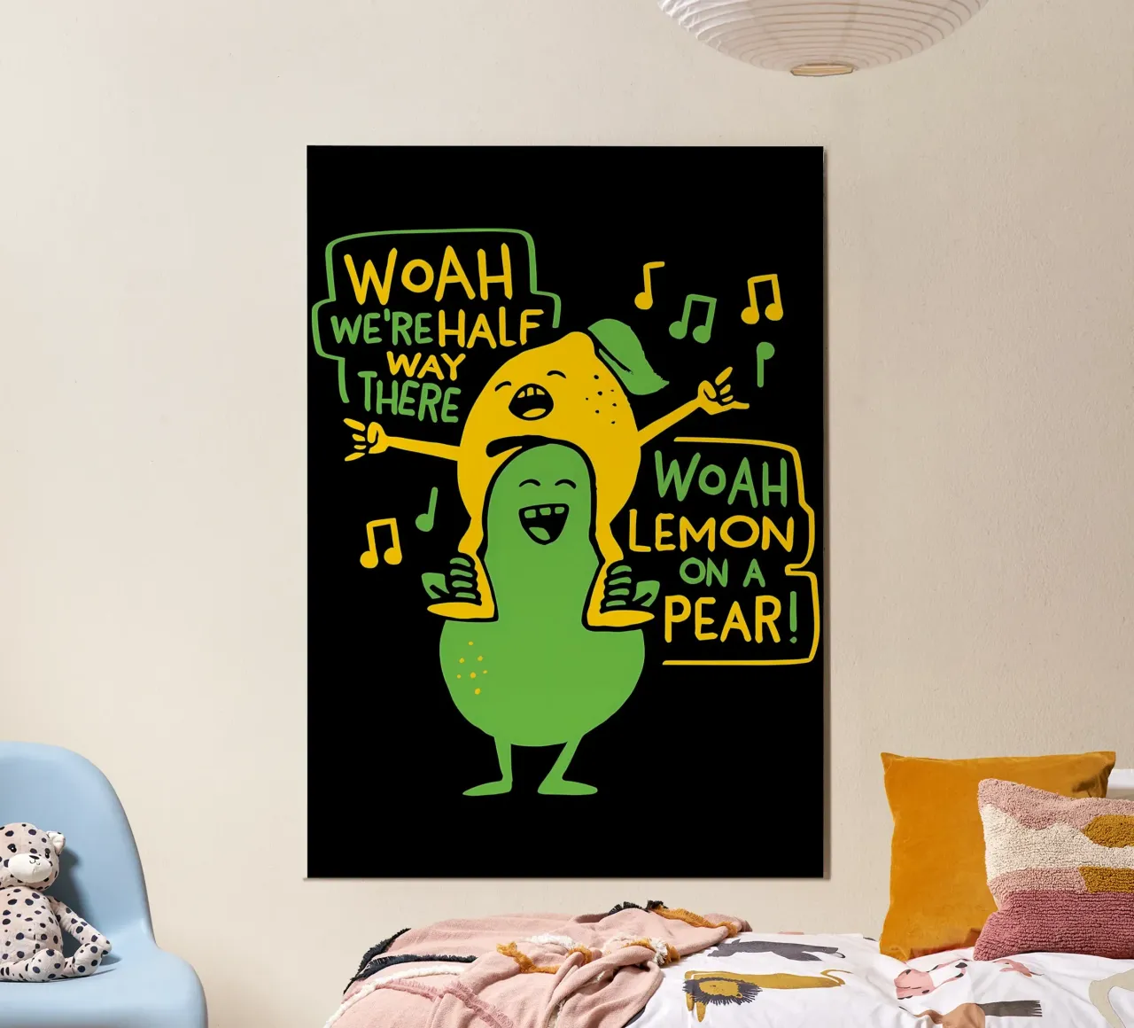 ZITRONE AUF EINER BIRNE Hahnemühle von Delaplane