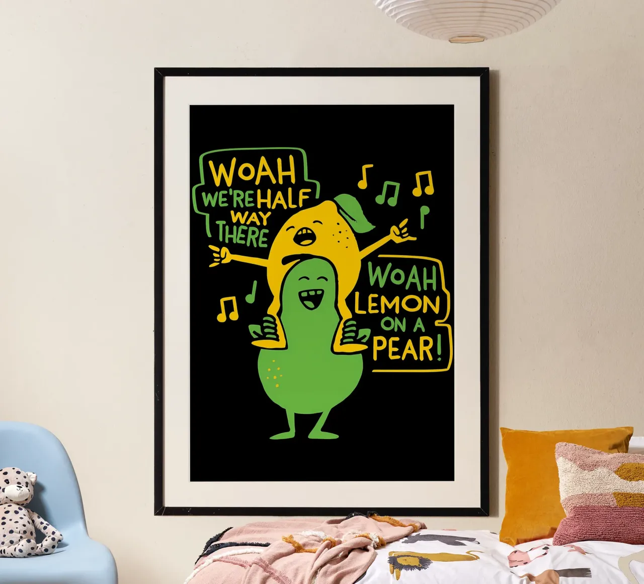 ZITRONE AUF EINER BIRNE Hahnemühle von Delaplane